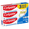 Colgate Total Whitening Toothpaste;  Mint;  3 Pack;  5.1 oz Tubes