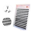 240pcs Lash Extension Kit Cluster Lashes DIY Eyelash Extension Kit D Curl Individual Lashes